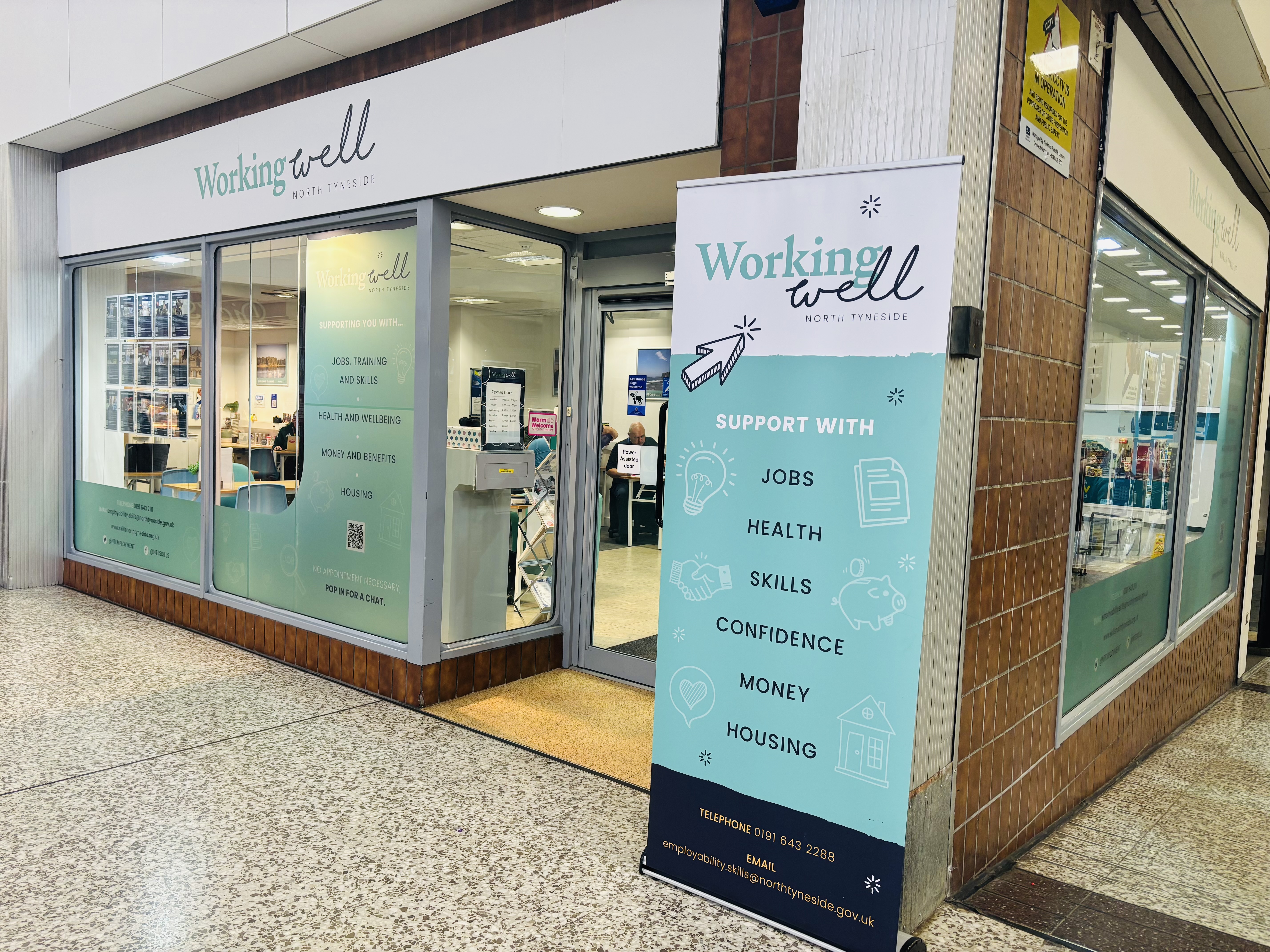 Working Well hub North Tyneside exterior