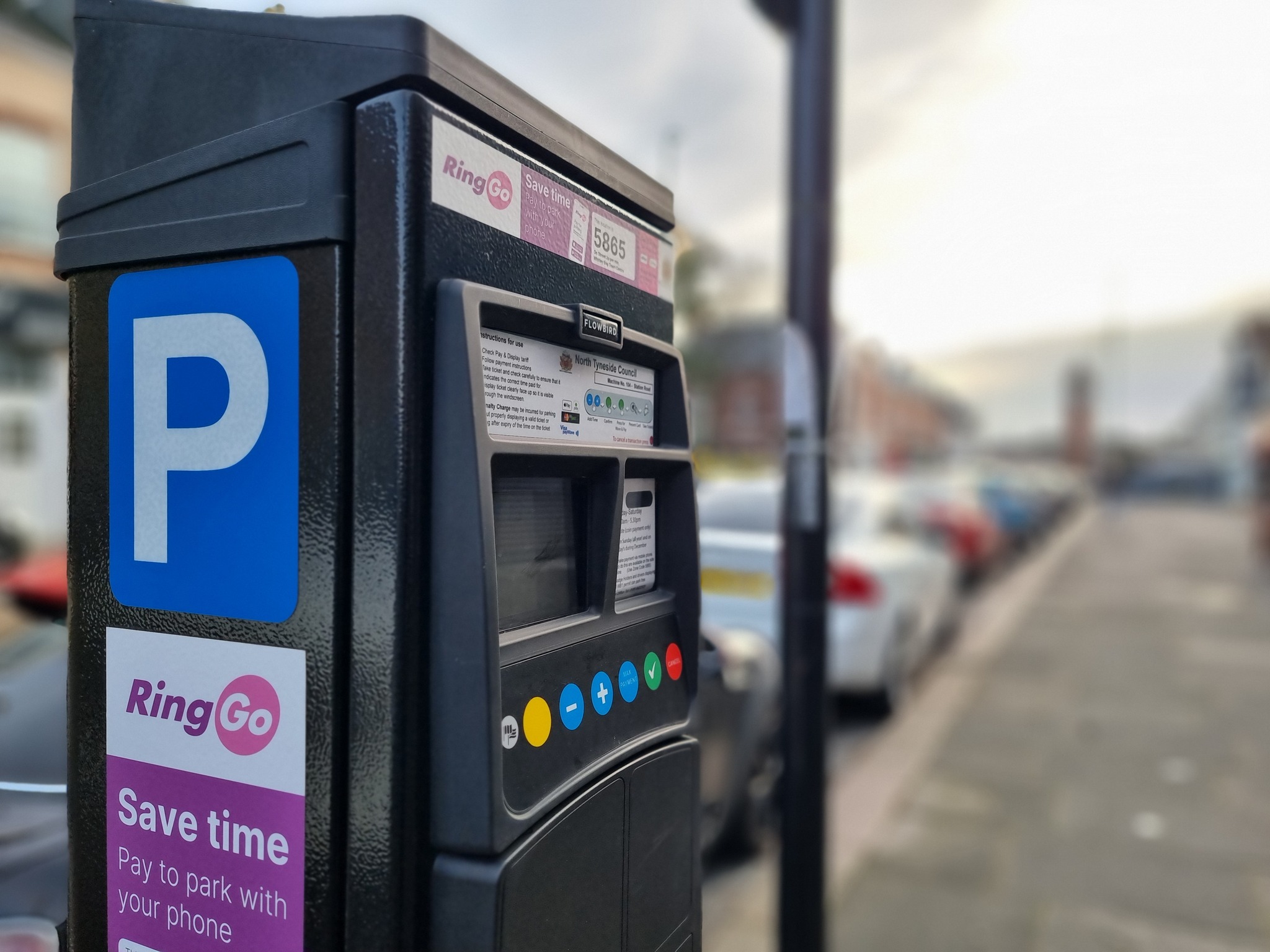 Picture of a RingGo parking ticket machine 