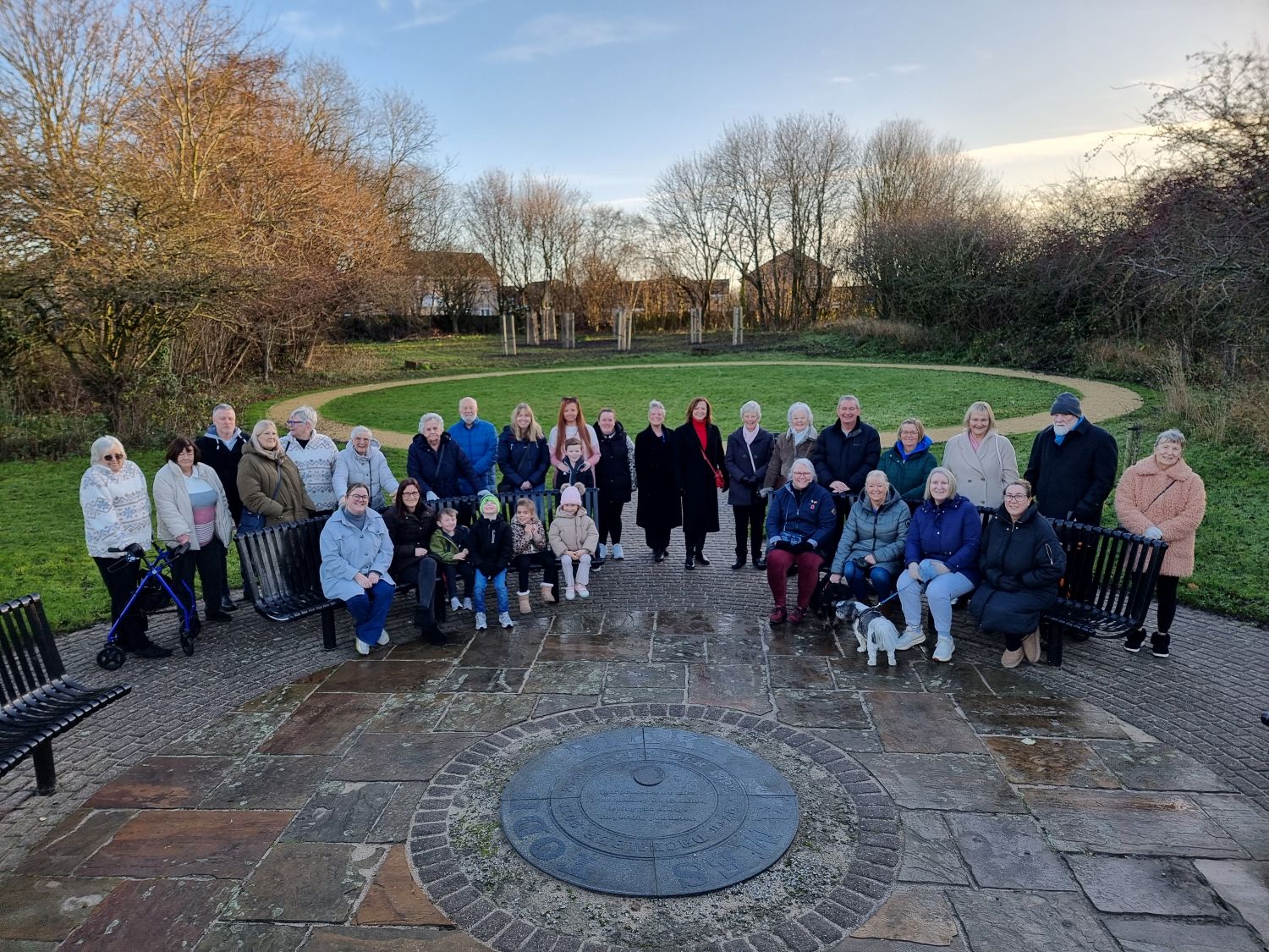 The Burradon and Camperdown Community with Elected Mayor Karen Clark at Fryer's Millennium Green 