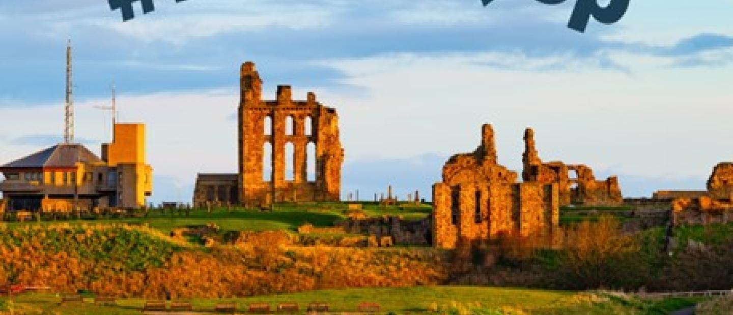Image of Tynemouth Priory and the words Our North Tyneside #InTheLoop