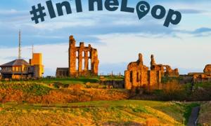 Image of Tynemouth Priory and the words Our North Tyneside #InTheLoop